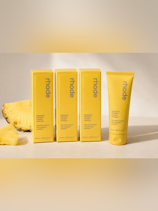 RHODE Other - RHODE SET OF 3 MINI Pineapple Refresh Daily Cleansers NIB